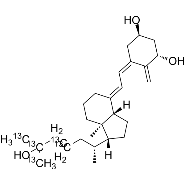 1α,25-Dihydroxyvitamin D3-(23,24,25,26,27-13C5) solution